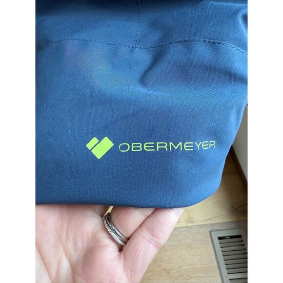 Obermeyer Boy's Axel M 10-12 ski Jacket Snow Board Winter Blue - Picture 4 of 8